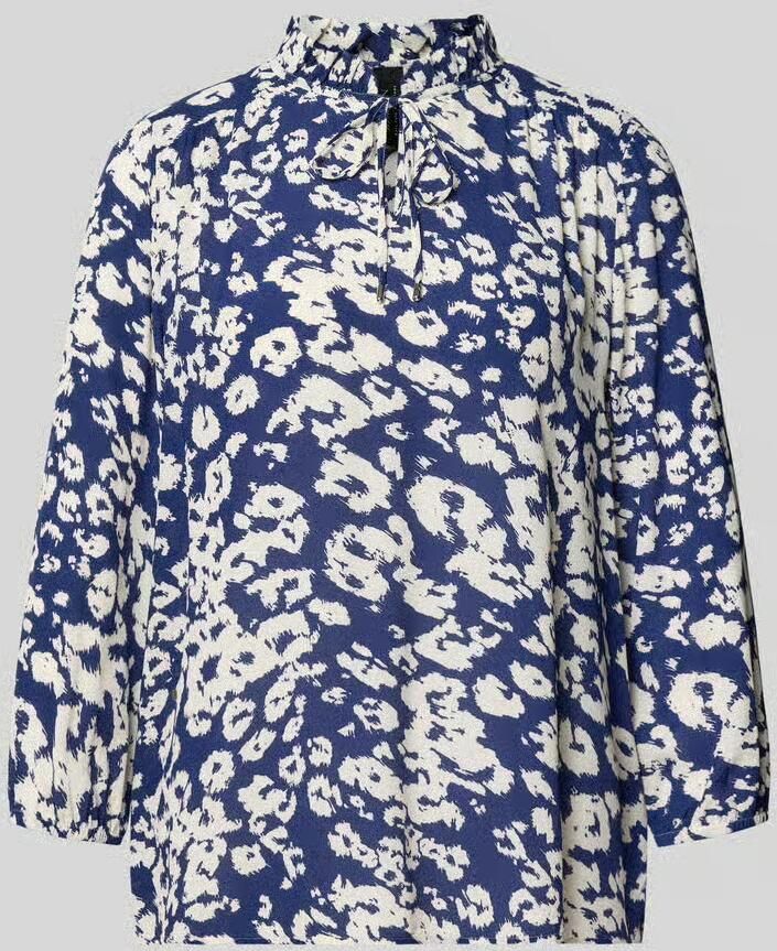 Marc Cain Regular fit blouse van viscose met 3 4-mouw - Foto 2