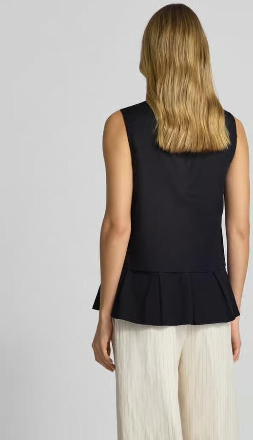 Marc Cain Regular fit blousetop in laagjeslook