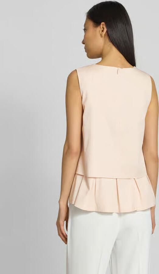 Marc Cain Regular fit blousetop in laagjeslook
