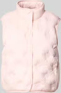 Marc Cain regular fit bodywarmer met gewatteerde look