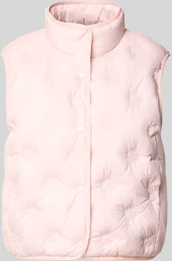 Marc Cain regular fit bodywarmer met gewatteerde look
