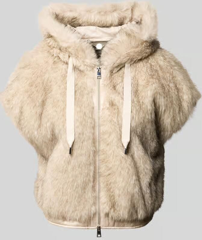 Marc Cain Regular fit bodywarmer van imitatiebont