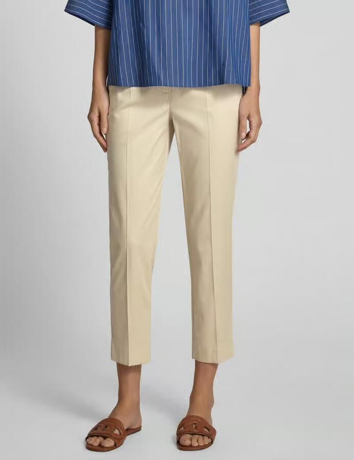Marc Cain Regular fit broek met verkorte pasvorm en steekzakken - Foto 2