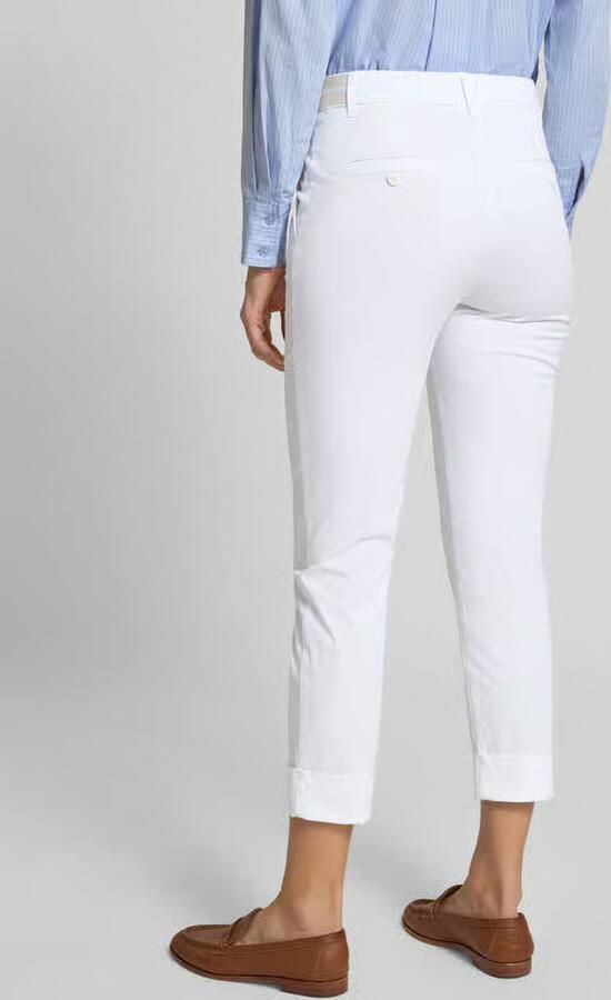 Marc Cain Regular fit broek met verkorte pasvorm en steekzakken