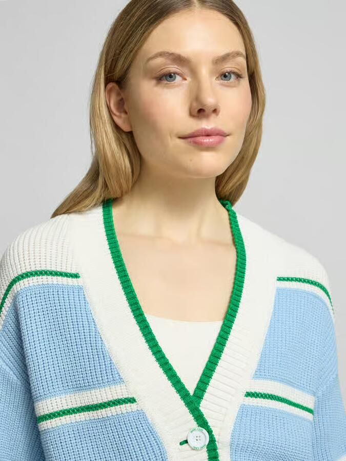 Marc Cain Regular fit cardigan in gebreide look - Foto 2