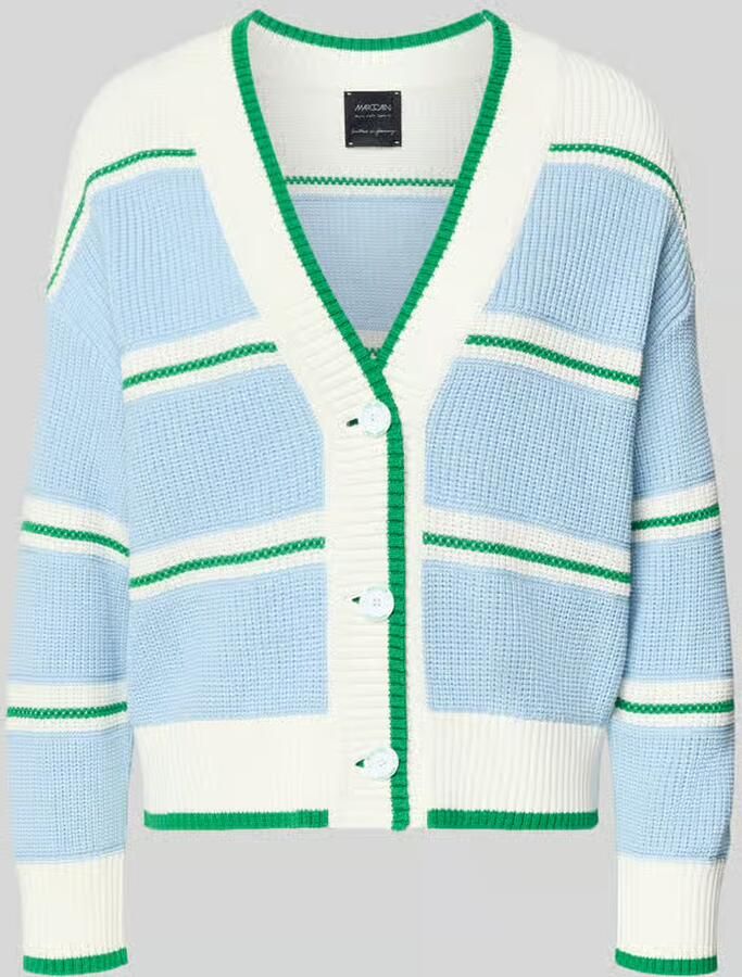 Marc Cain Regular fit cardigan in gebreide look