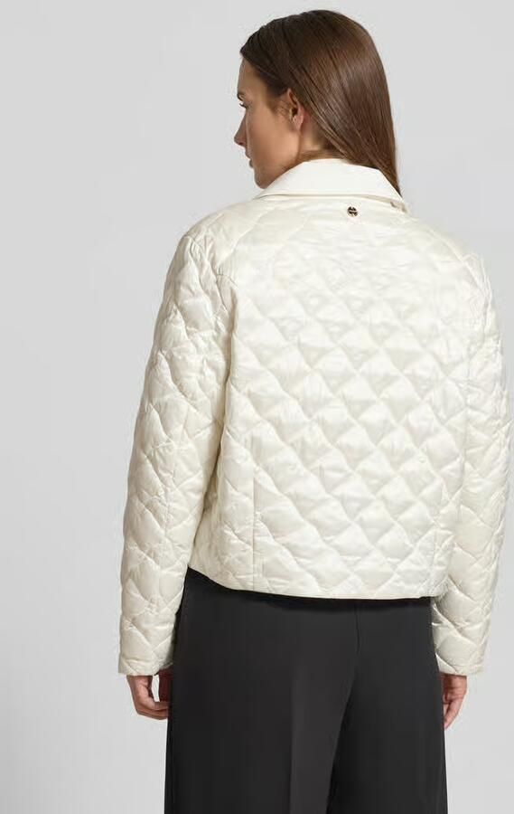 Marc Cain Regular fit Gewatteerd jack met Platte kraag