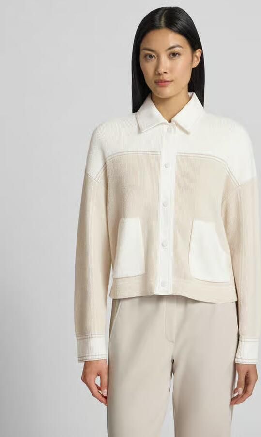 Marc Cain regular fit jack in brei-look - Foto 3