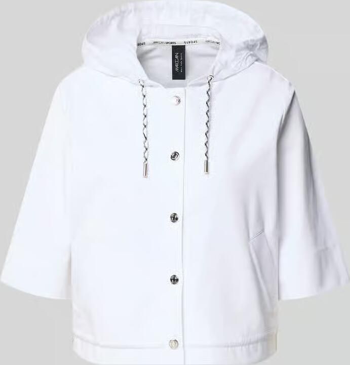 Marc Cain regular fit jack met capuchon - Foto 2