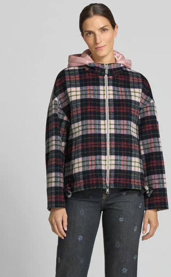 Marc Cain Regular fit jack met capuchon - Foto 3