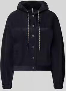 Marc Cain regular fit jack van katoenmix