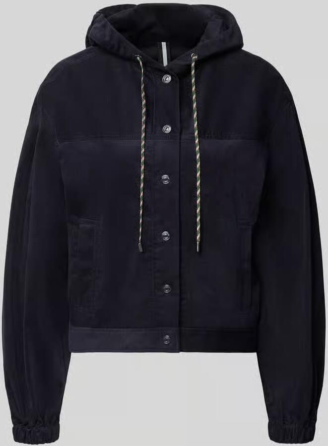 Marc Cain regular fit jack van katoenmix - Foto 2