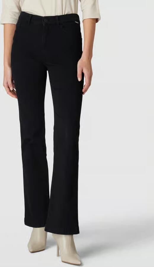 Marc Cain Regular fit jeans met uitlopende pijpen - Foto 3