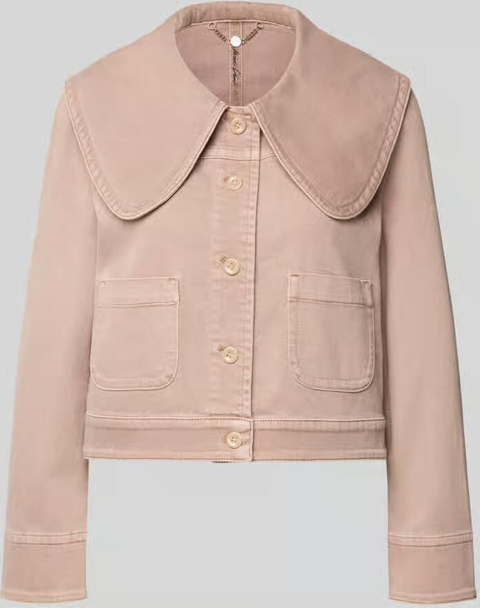 Marc Cain Regular fit jeansjack met platte kraag