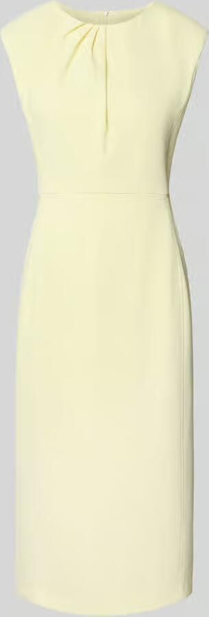 Marc Cain Regular fit midi-jurk met Loopsplit