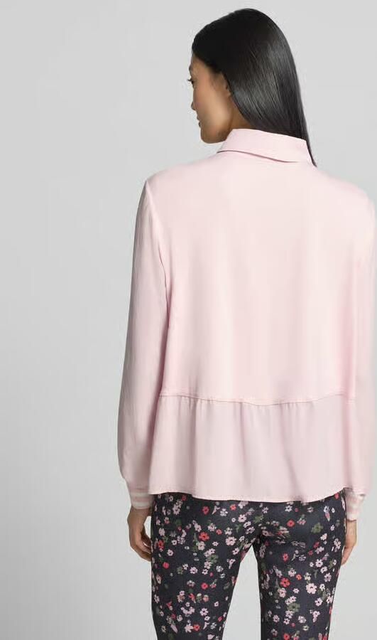 Marc Cain Regular Fit poloshirt met elastische mouwboordjes