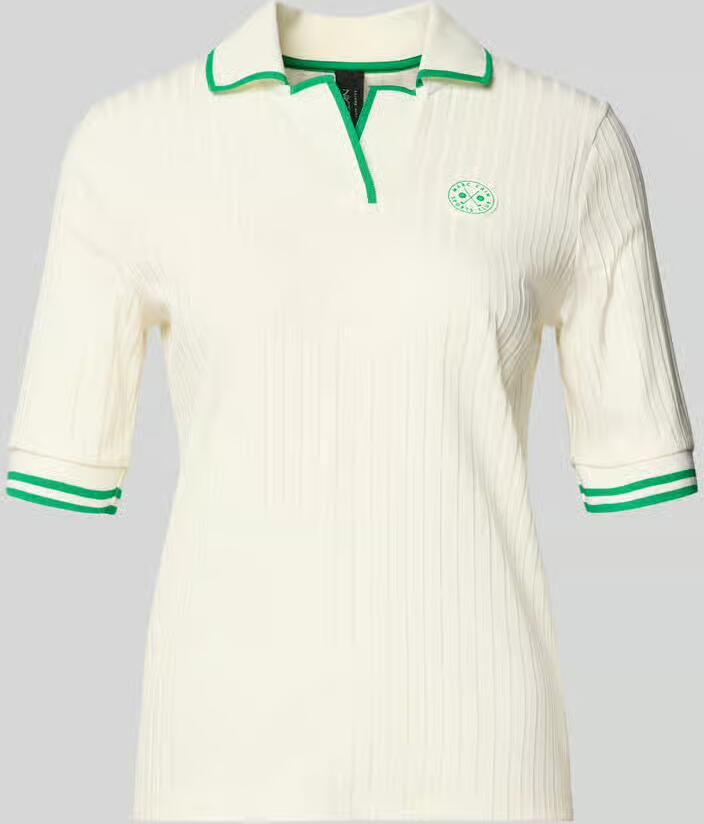 Marc Cain Regular fit Poloshirt van Viscosemix