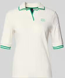 Marc Cain Regular fit Poloshirt van Viscosemix