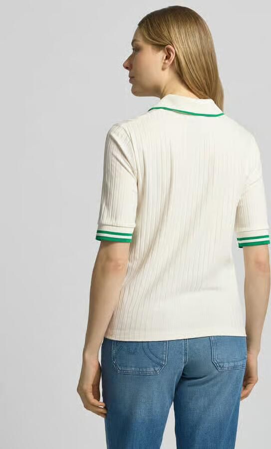 Marc Cain Regular fit Poloshirt van Viscosemix - Foto 2