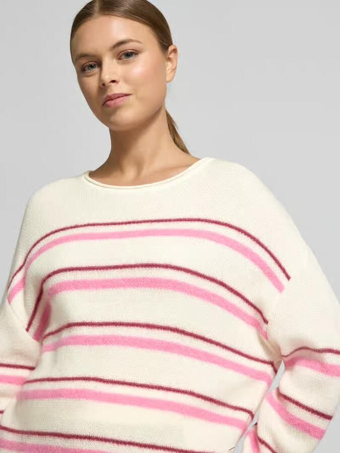 Marc Cain Regular fit pullover van alpacamix met kasjmier - Foto 2