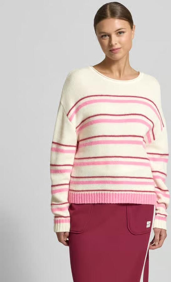 Marc Cain Regular fit pullover van alpacamix met kasjmiermix - Foto 3