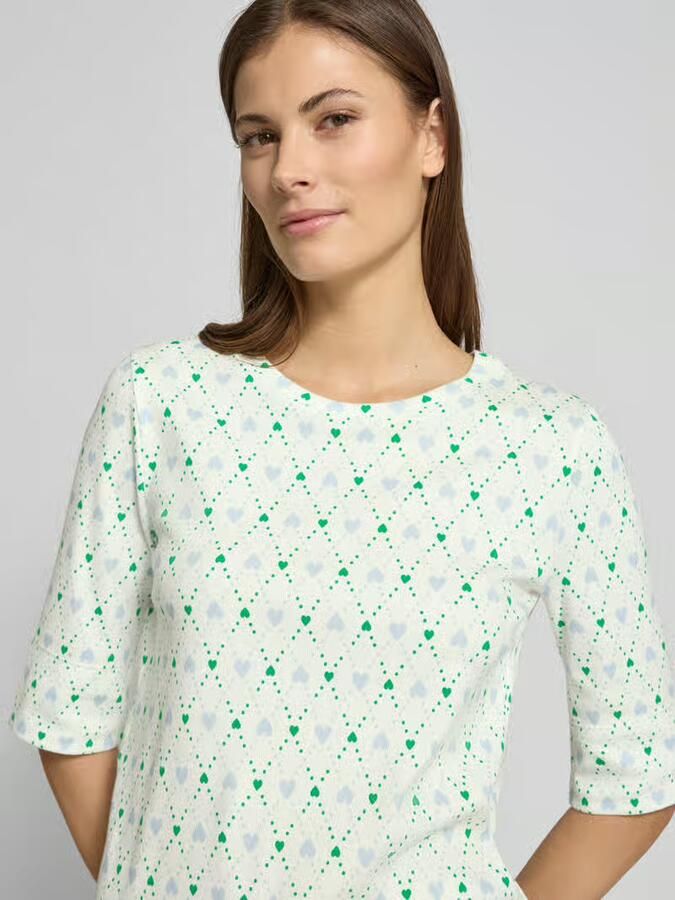 Marc Cain Regular fit shirt met lange mouwen met all-over motiefprint - Foto 2