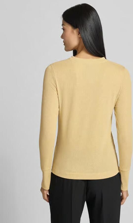 Marc Cain Regular fit shirt met lange mouwen met ronde hals - Foto 2
