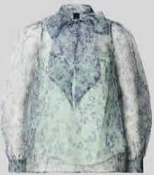 Marc Cain regular fit strikblouse van zijde