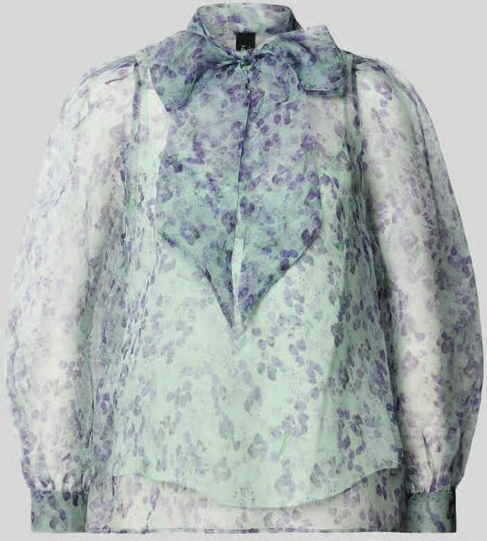 Marc Cain regular fit strikblouse van zijde - Foto 2