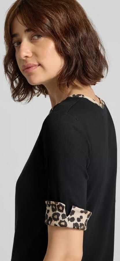 Marc Cain regular fit T-shirt met dierenprint - Foto 2