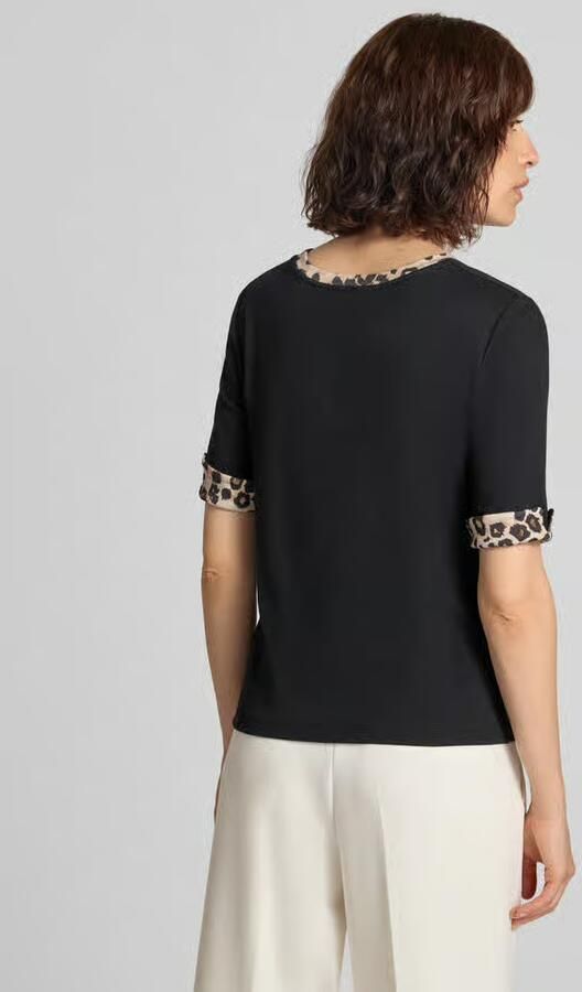 Marc Cain regular fit T-shirt met dierenprint - Foto 3