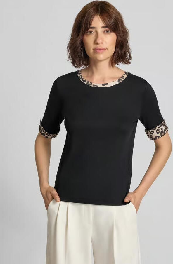 Marc Cain regular fit T-shirt met dierenprint - Foto 2