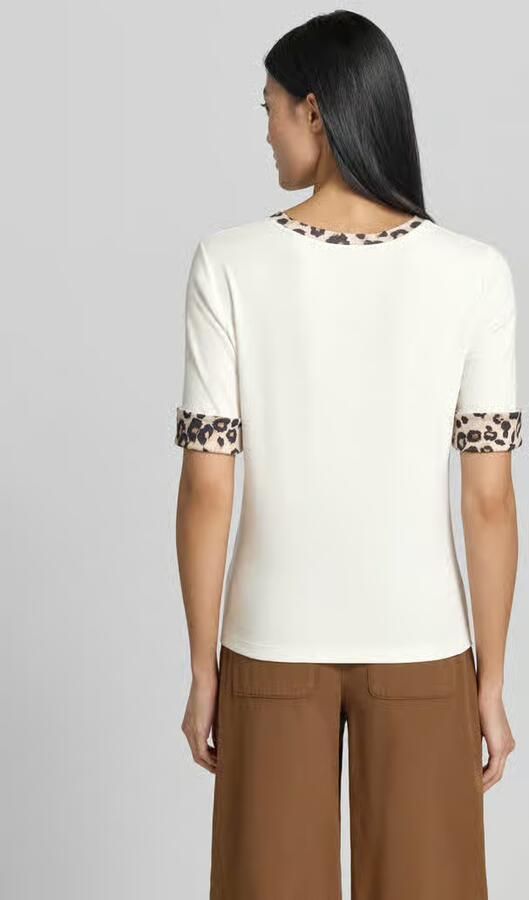 Marc Cain regular fit T-shirt met dierenprint - Foto 3