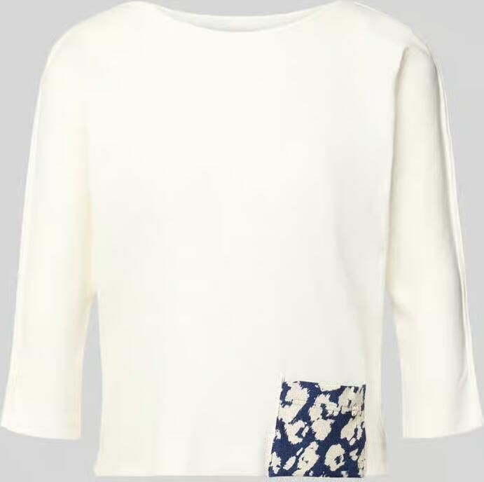 Marc Cain regular fit T-shirt met logodetail - Foto 2