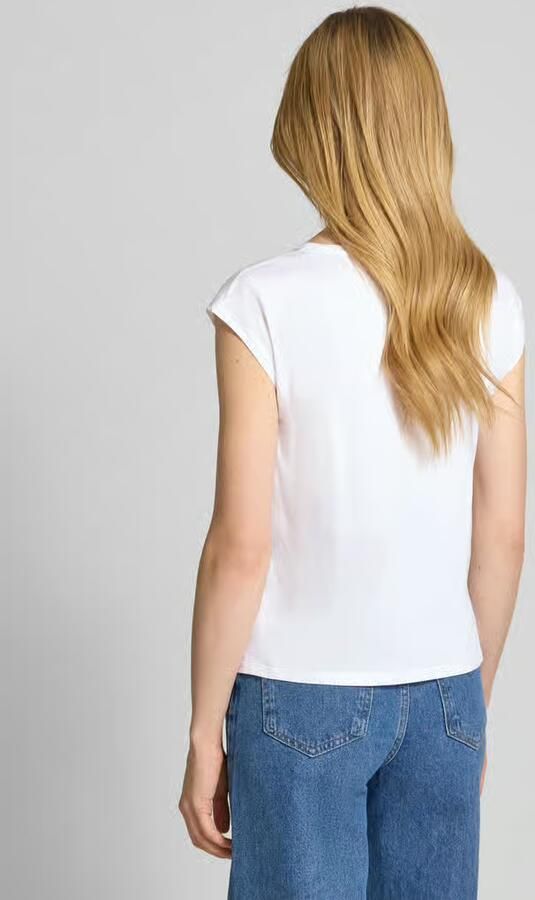 Marc Cain Regular fit T-shirt met ronde hals