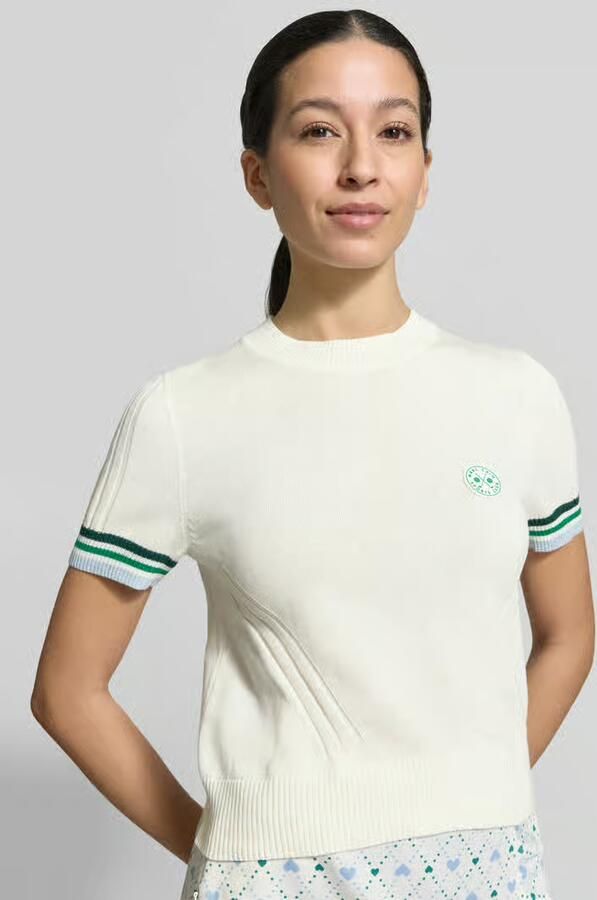 Marc Cain Regular fit T-shirt met wol