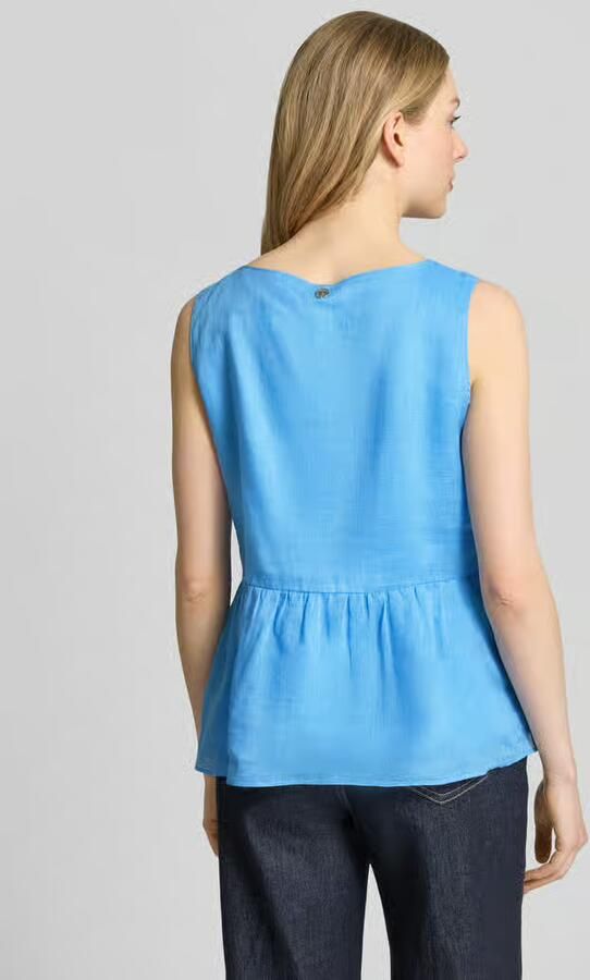 Marc Cain regular fit top met tunnelkoord - Foto 2