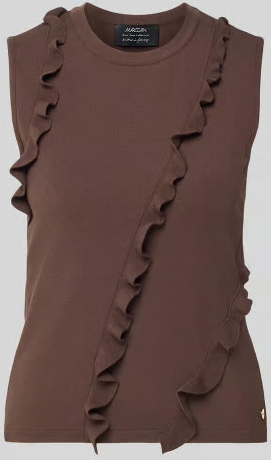 Marc Cain regular fit top van viscosemix