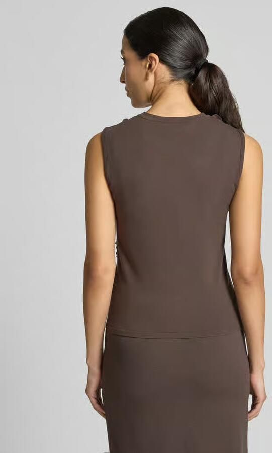 Marc Cain regular fit top van viscosemix - Foto 3