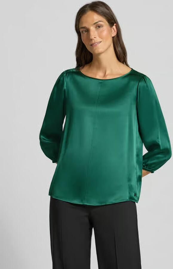 Marc Cain Regular fit zijden blouse met 3 4-mouwen - Foto 2