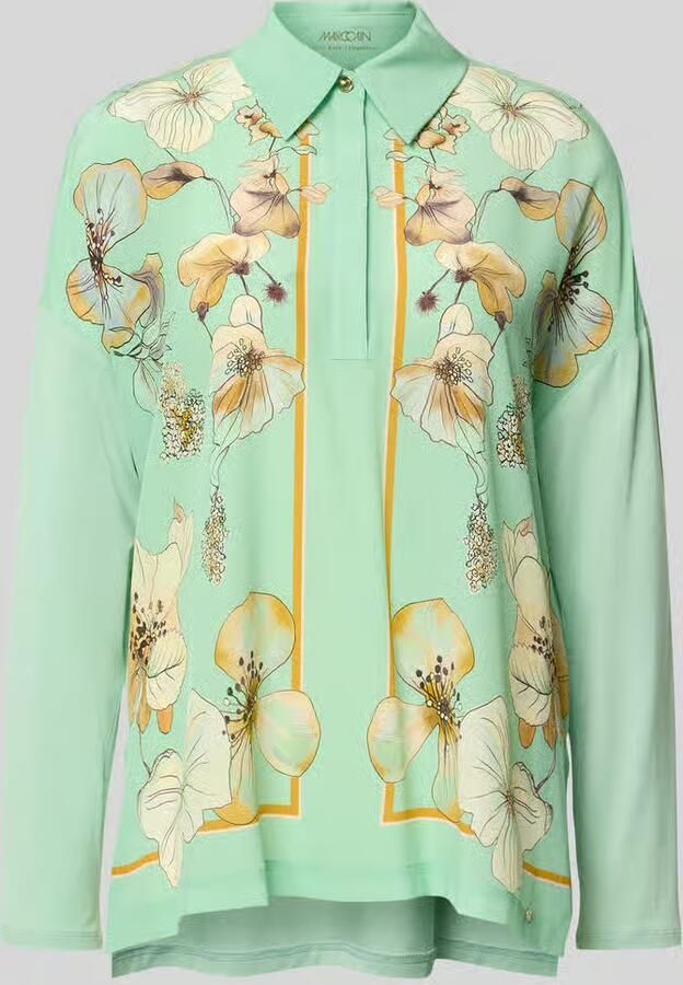 Marc Cain relaxed fit blouse met bloemenprint - Foto 2