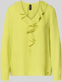 Marc Cain relaxed fit blouse met ruches