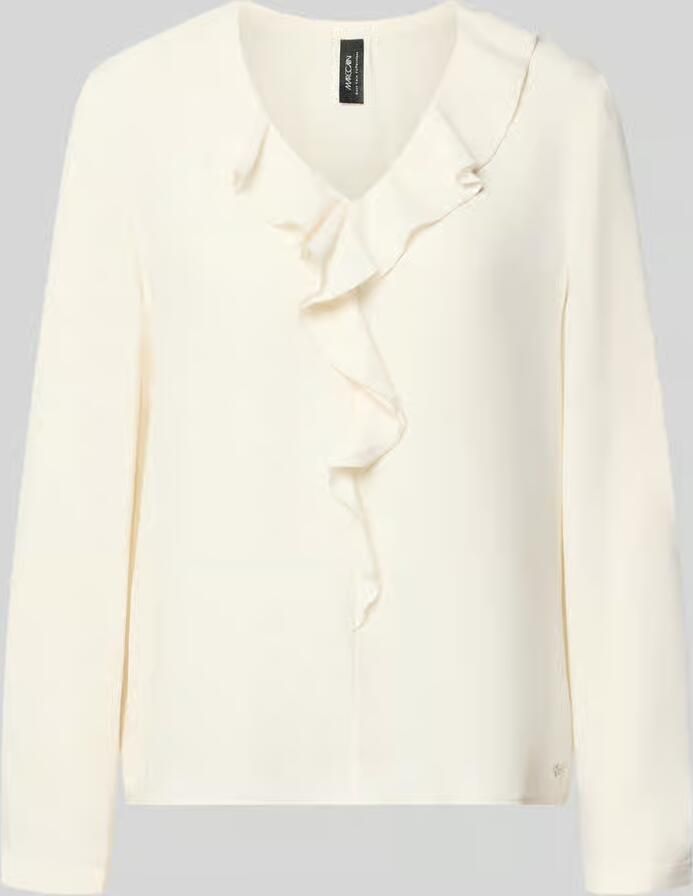 Marc Cain relaxed fit blouse met ruches