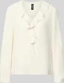 Marc Cain relaxed fit blouse met ruches