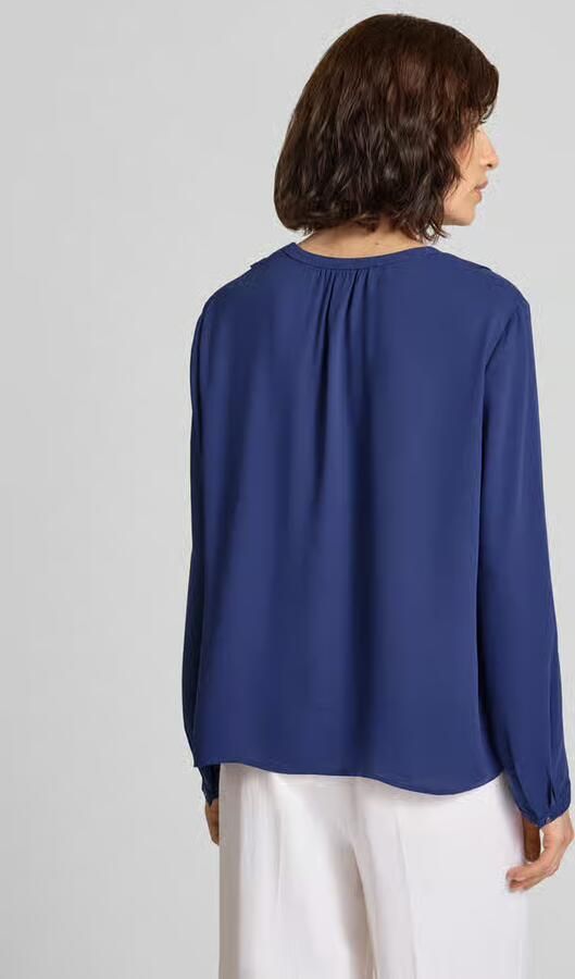 Marc Cain relaxed fit blouse met ruches