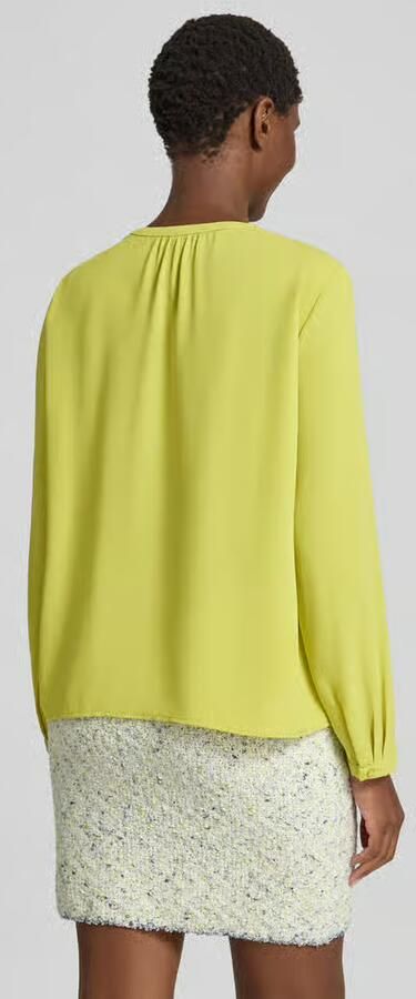 Marc Cain relaxed fit blouse met ruches - Foto 3