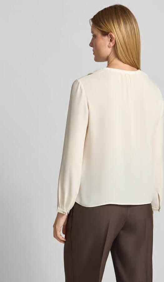 Marc Cain relaxed fit blouse met ruches - Foto 3