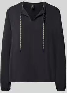 Marc Cain relaxed fit blouse met tunnelkoord