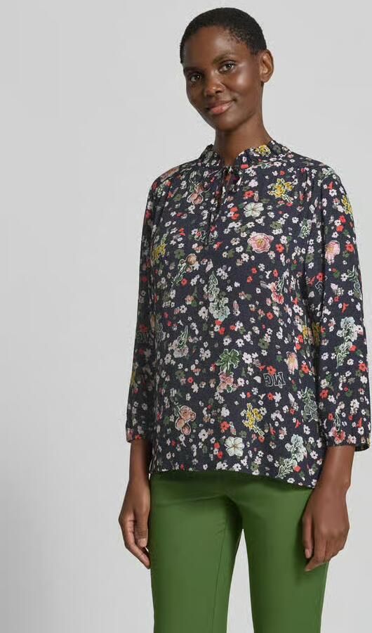 Marc Cain relaxed fit blouse van pure viscose - Foto 2