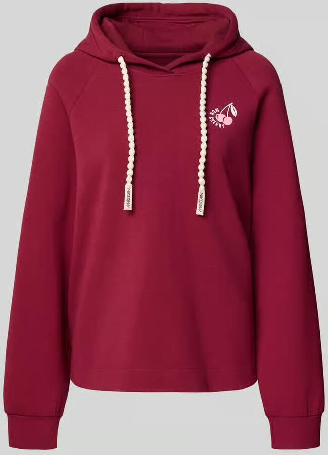 Marc Cain Relaxed fit hoodie met motiefprint